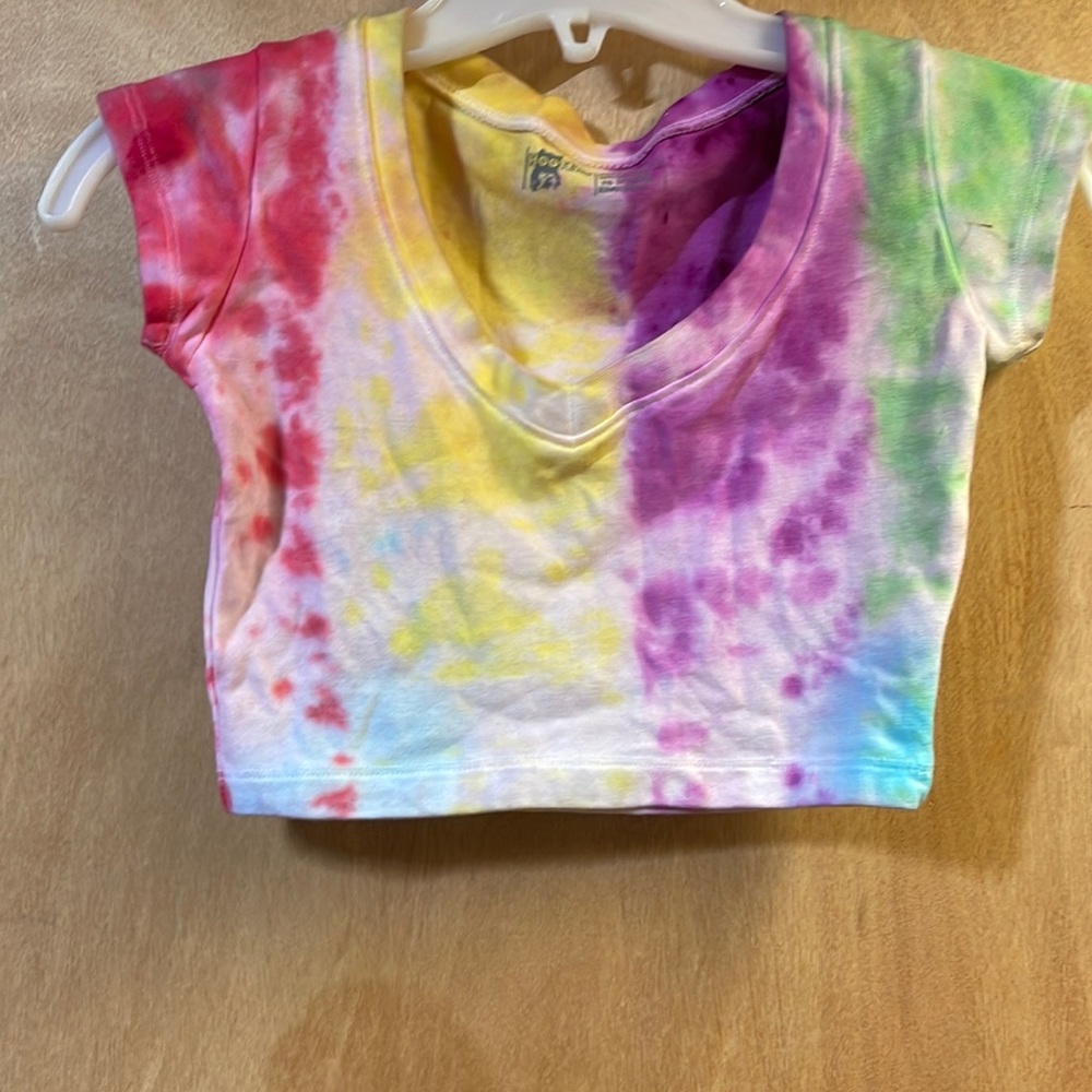 Tie-dye crop top